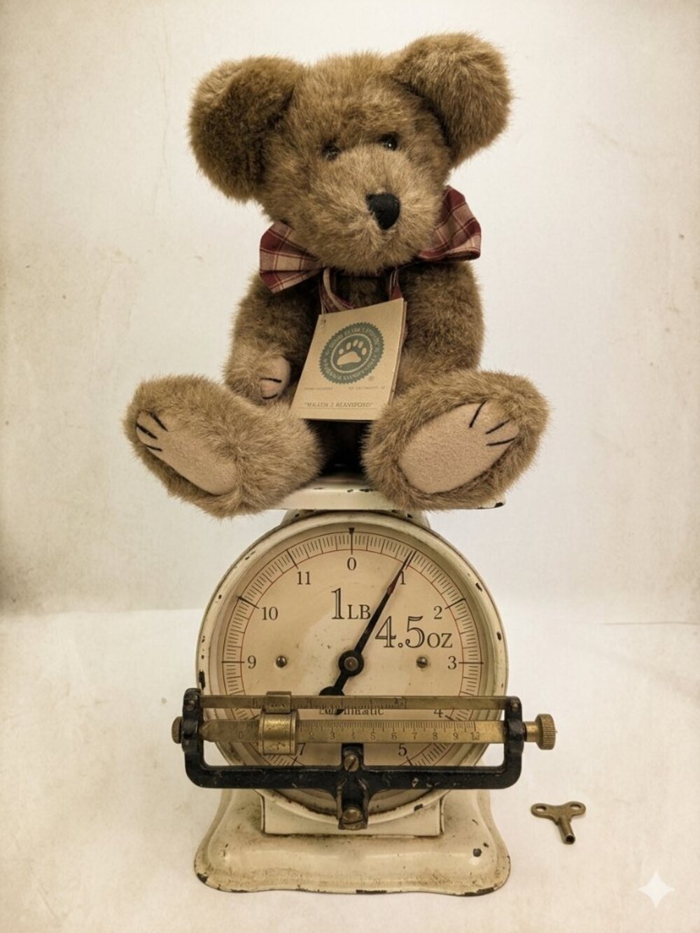 Boyds Bears Wilcox J. Beansford 15" Vintage 1985-99 WEIGHTED Hard Joint Plush